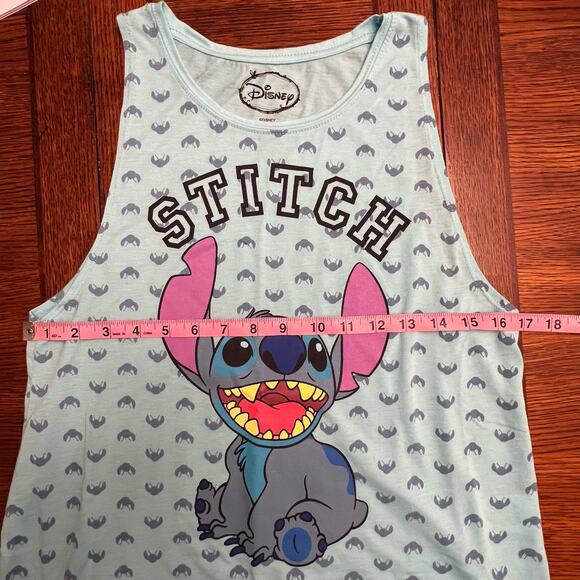 Hot Topic Junior Disney Lilo & Stitch Side Slit Girls Tank Top Large Super Soft - Picture 9 of 11